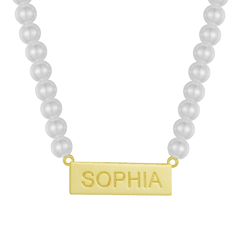 Custom/Personalized Pearl Necklace