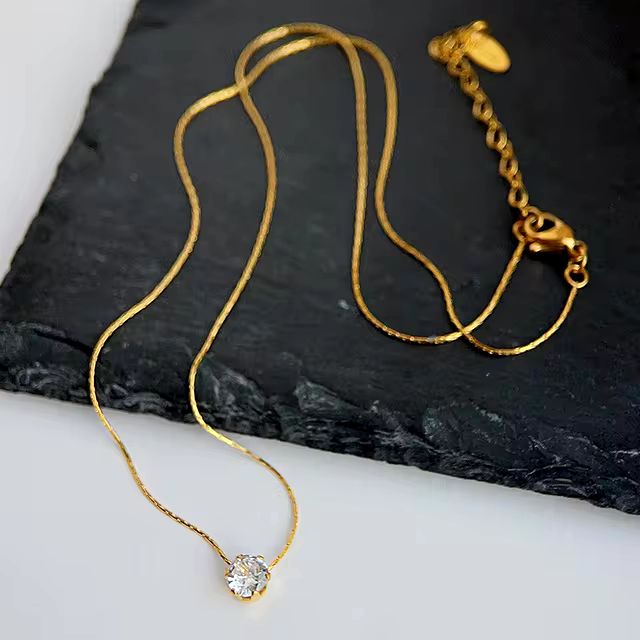 ANENJERY Clavicle Chain Necklace